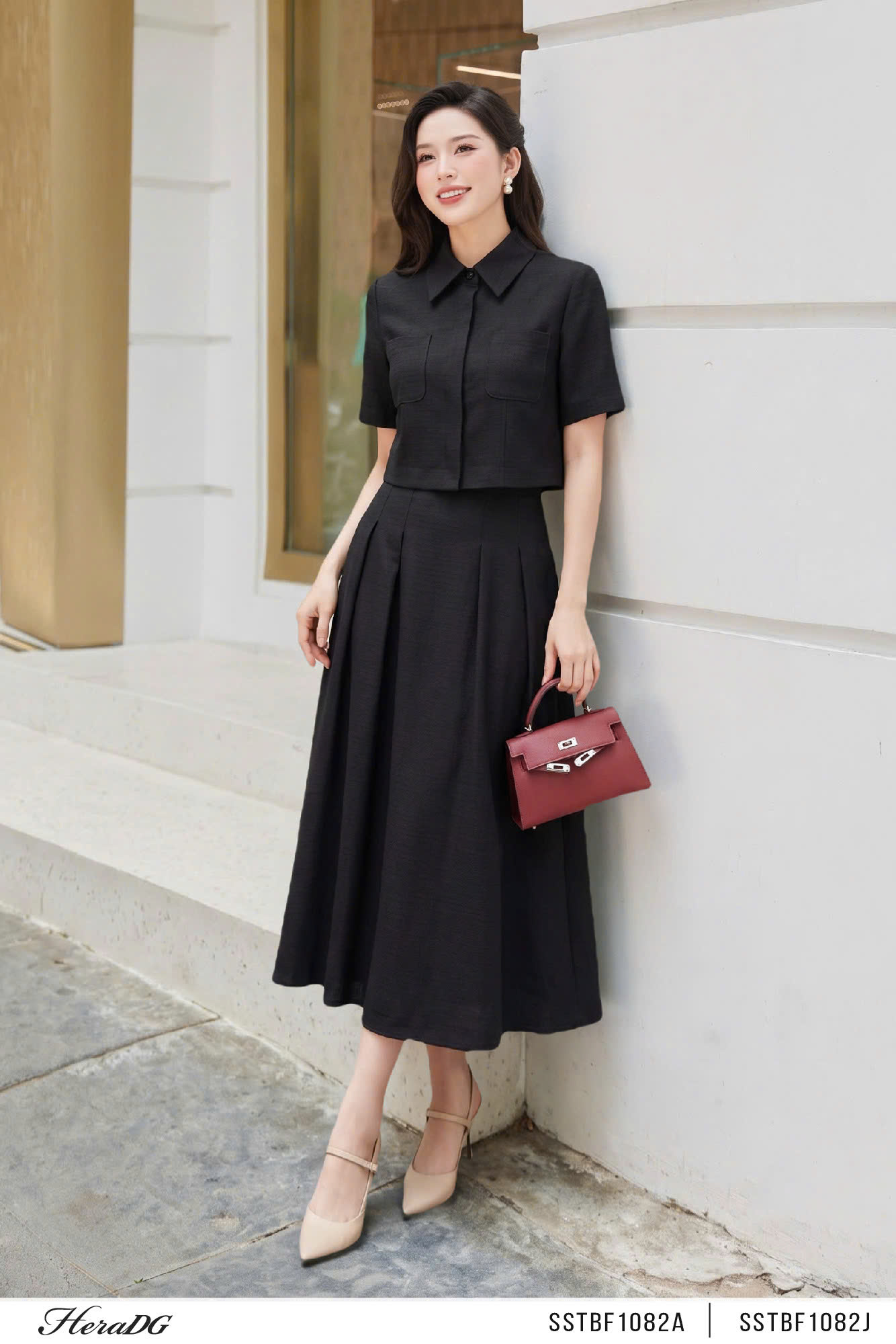 Ảnh của Áo sơ mi dáng croptop