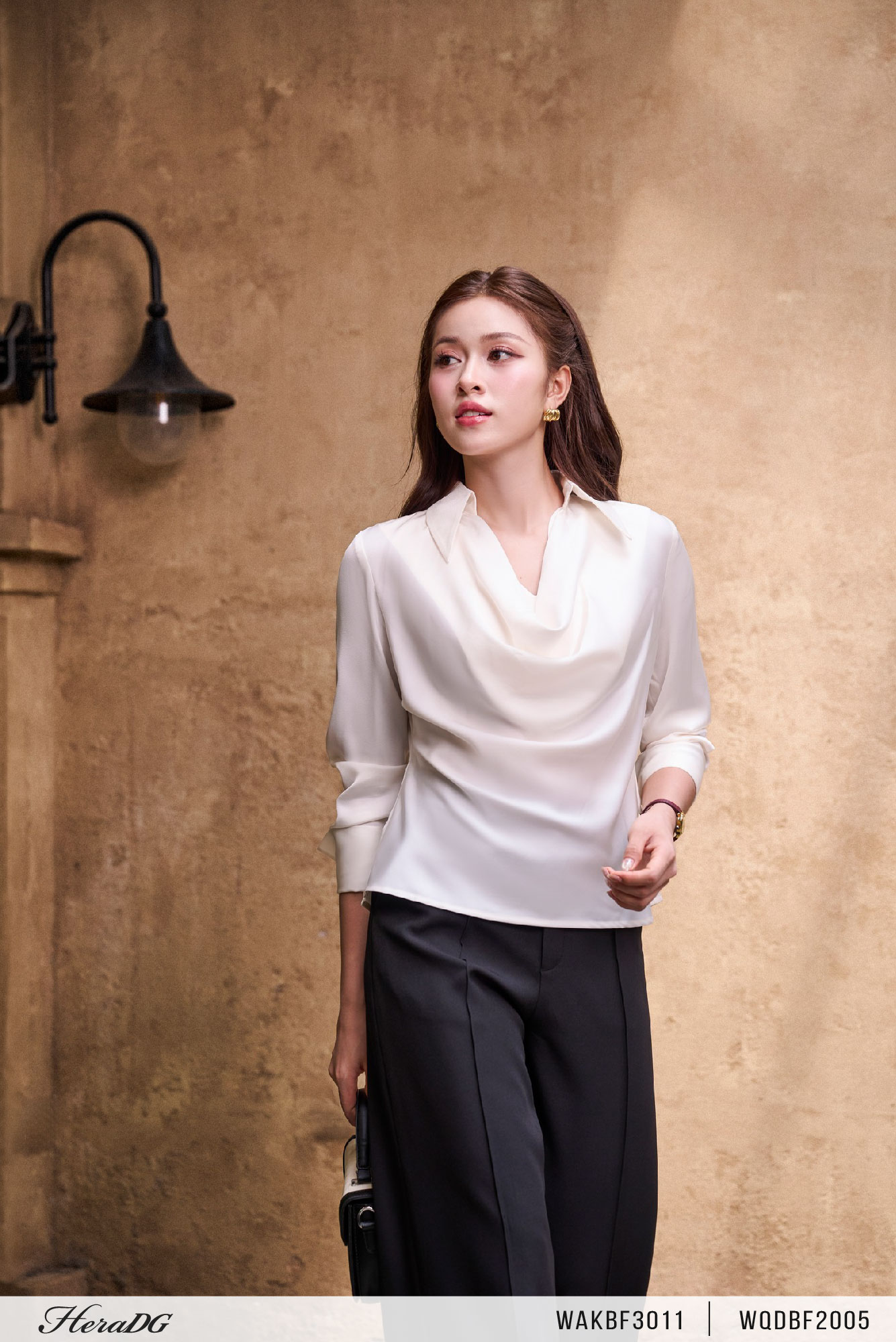 Ảnh của Áo kiểu lụa cổ đổ